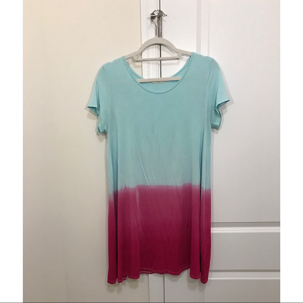 Dip Dye Swing Dress